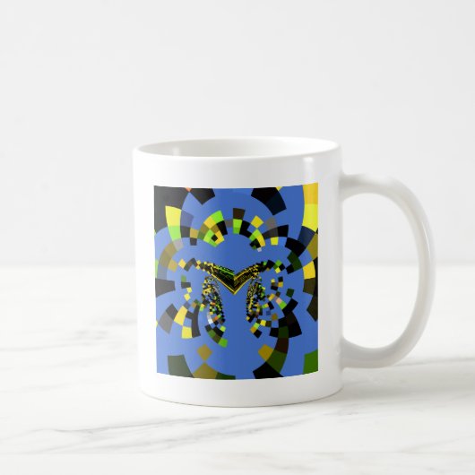 M Blau Kaffeetasse (Rechts)