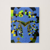 M Blau Puzzle (Vertikal)