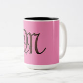 M-Brief Zweifarbige Tasse (VorderseiteRechts)