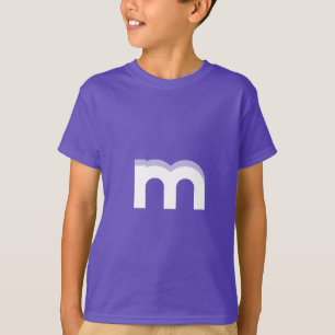 M-Buchstabe T-Shirt
