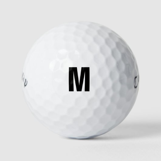 'M' Calllaway Golfball (Vorderseite)