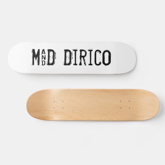 M&D bloßes Holz Dirico Skateboard (Horizontal)