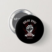 M Dam Goju Ryu Karate - Erwachsene Button (Vorne & Hinten)