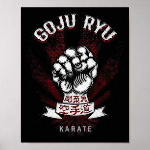M Dam Goju Ryu Karate - Erwachsene Poster