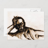 M. davis postkarte (Vorne/Hinten)