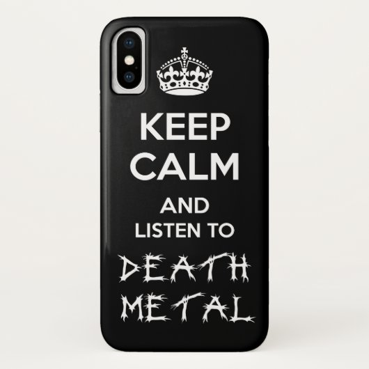 \m/ Death Metal \m/ Case-Mate iPhone Hülle (Rückseite)