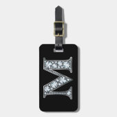 M "Diamond Bling" Gepäckanhänger (Vorderseite vertikal)