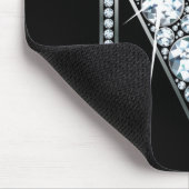"M" Diamond Bling Mousepad (Ecke)