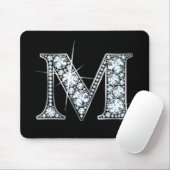"M" Diamond Bling Mousepad (Mit Mouse)