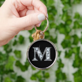 "M" Diamond Bling Schlüsselanhänger (Hand)