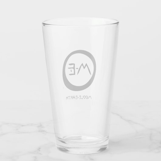 M-E Mittel-Erde ™ Pint Glas (Rückseite)
