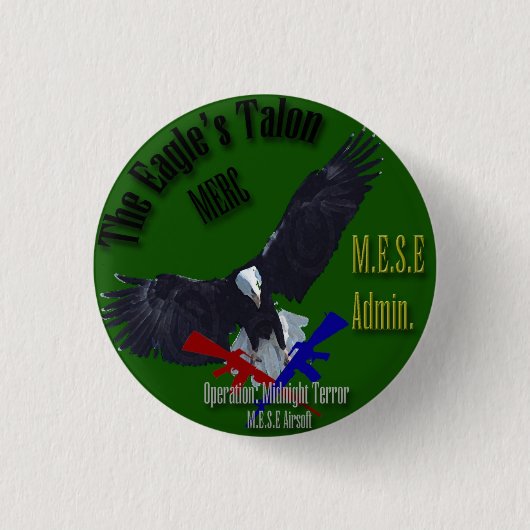 M.E.S.E Airsoft Operation: Mitternachtsterror Button (Vorderseite)