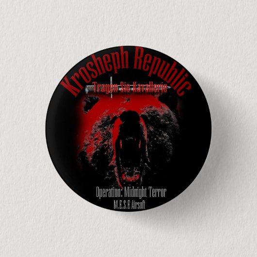 M.E.S.E Airsoft Operation: Mitternachtsterror Button (Vorderseite)