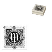 M Erste Letter-Kautschuk-Briefmarke Gummistempel (Stempel)