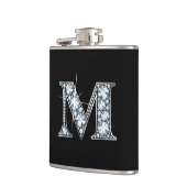 M Flasche "Diamond Bling" Flachmann (Links)