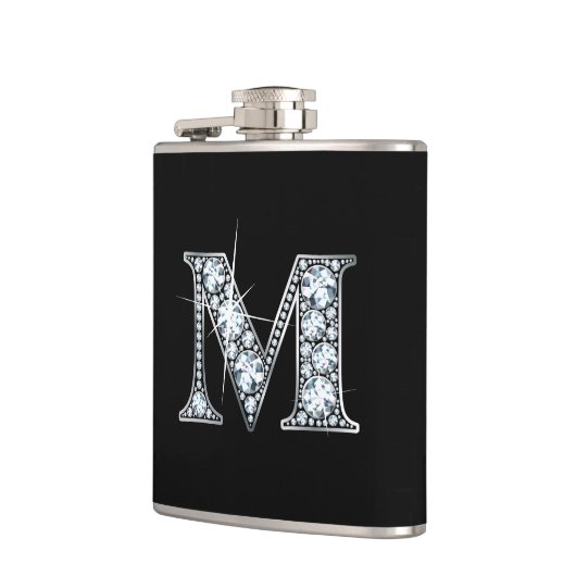 M Flasche "Diamond Bling" Flachmann (Links)