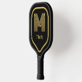 M Gold Initial Pickleball Paddle (Links)