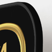 M Gold Initial Pickleball Paddle (Linke Seite)