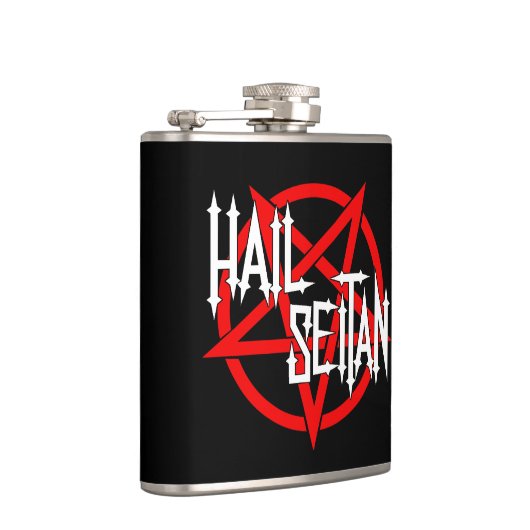 \m/ Hail Seitan \m/ Flask/ Flachmann (Rechts)