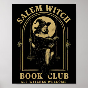 M Hexenbuchklub Bookween Full Moon Read Poster