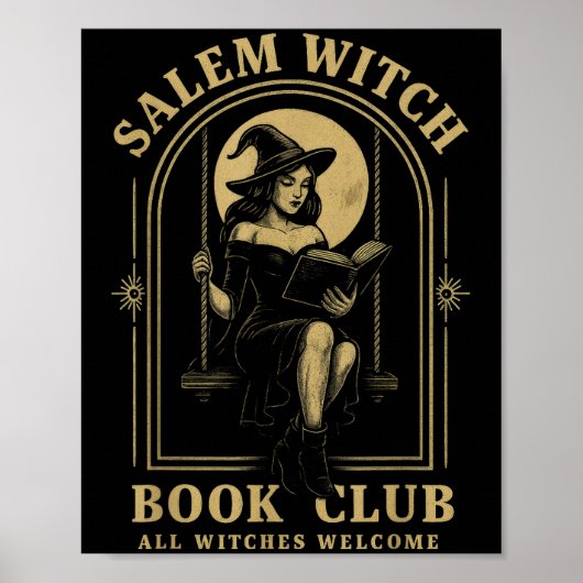 M Hexenbuchklub Bookween Full Moon Read Poster (Vorne)