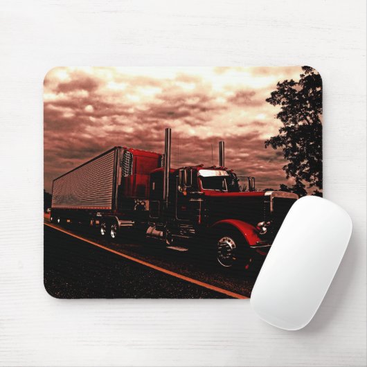 M Hornings Peterbilt 379 redigieren Mousepad (Mit Mouse)