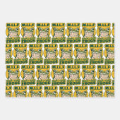 M.I.L.F Mann I Liebe Frösche Wrapping Paper, Frosc Geschenkpapier Set (Vorderseite 2)