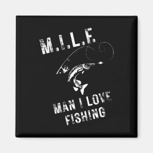 M.i.l.f. Mann, ich liebe Angeln Magnet