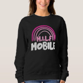M I L F Mobile Rainbow Sweatshirt (Vorderseite)