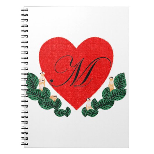 M im Herzen Notizblock (Vorderseite)