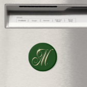 M Initial Monogram Magnet (In Situ (Geschirrspüler))