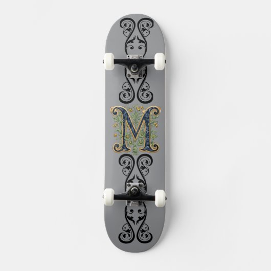M.initials Skateboard (Vorderseite)
