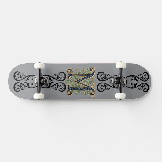 M.initials Skateboard (Horizontal)