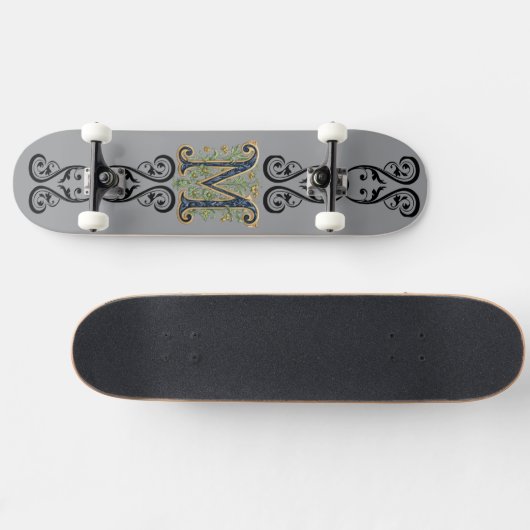 M.initials Skateboard (Horizontal)