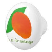 "m is for mango" für Kinder Keramikknauf (Rechts)