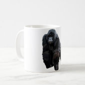M ist für Berggorilla Kaffeetasse (Vorderseite Links)