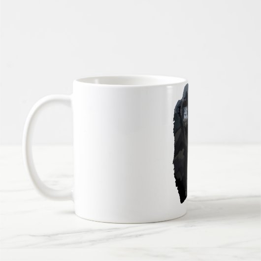M ist für Berggorilla Kaffeetasse (Links)