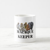 M ist für Macaque Keeper Kaffeetasse (Mittel)