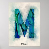 M ist für Macaw Poster (Vorne)