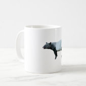 M ist für Malayan Tapir Kaffeetasse (Vorderseite Links)