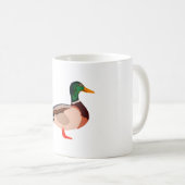 M ist für Mallard Duck Kaffeetasse (VorderseiteRechts)