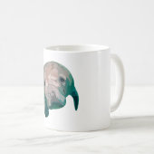 M ist für Manatee Kaffeetasse (VorderseiteRechts)