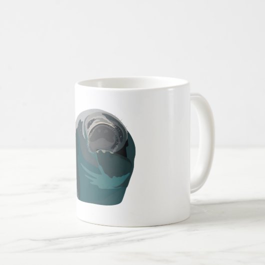 M ist für Manatee Kaffeetasse (VorderseiteRechts)