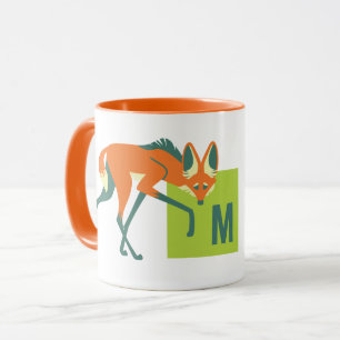 M ist für Maned Wolf (Mandarine) Tasse