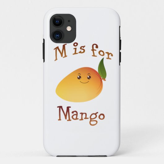 M ist für Mango Case-Mate iPhone Hülle (Rückseite)