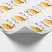 M ist für Mango Geschenkpapier (Ecke)