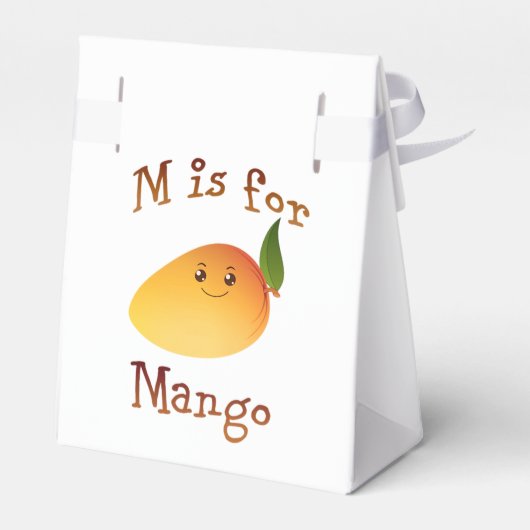 M ist für Mango Geschenkschachtel (Rückseite)