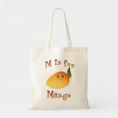 M ist für Mango Tragetasche (Vorne)