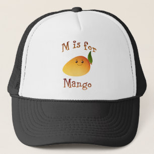 M ist für Mango Truckerkappe