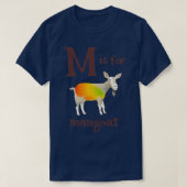 M ist für Mangoat T-Shirt (Design vorne)